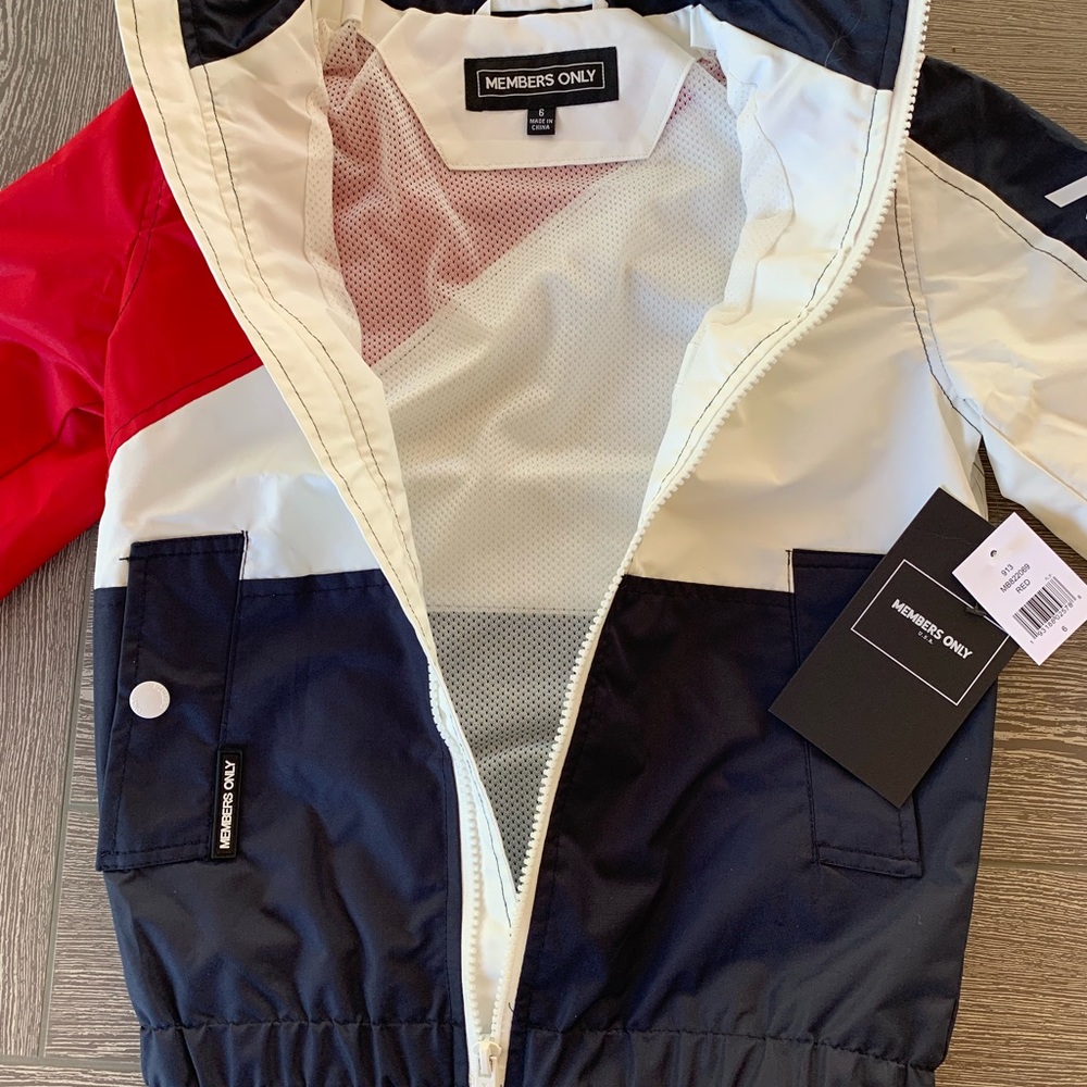 🆕 Members Only Nautical Colorblock Jacket - Picture 2 of 5
